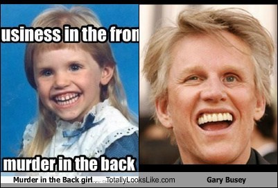 Murder in the Back Girl Totally Looks Like Gary Busey