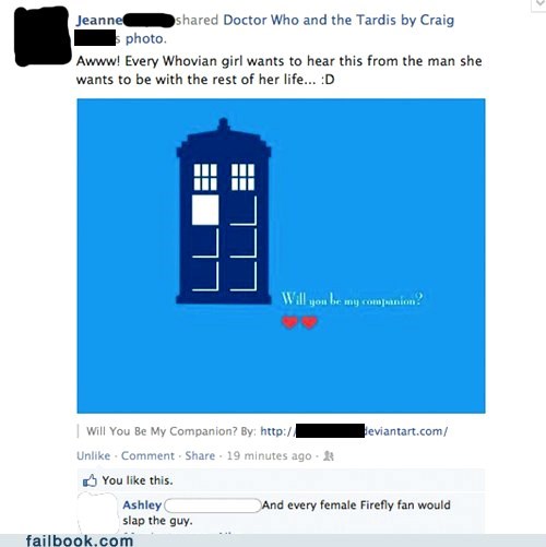 You Say TARDIS, I Say Serenity