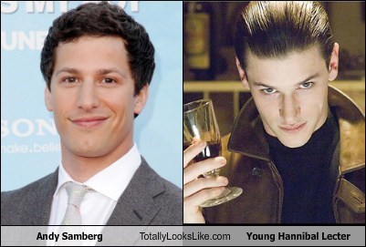 Andy Samberg Totally Looks Like Gaspard Ulliel (Young Hannibal Lecter)