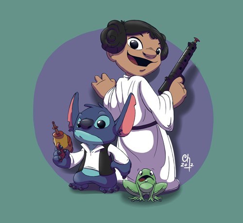 Princess Lilo and Han Stitch