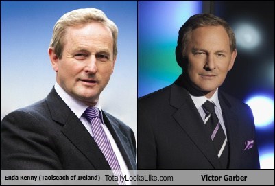 Enda Kenny (Taoiseach of Ireland) Totally Looks Like Victor Garber