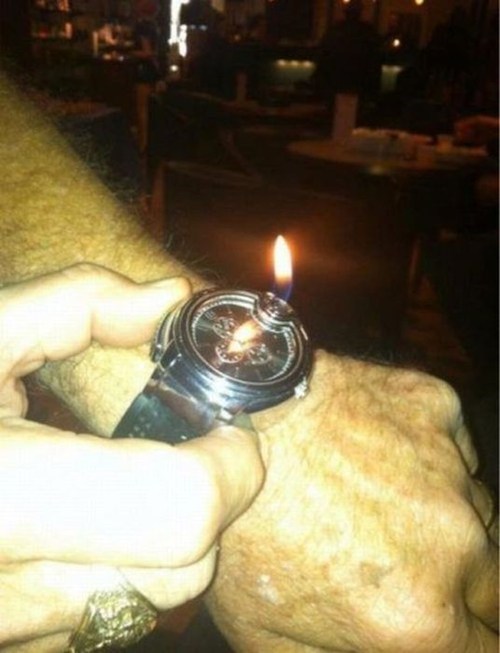 My Watch is a Lighter... You Lose