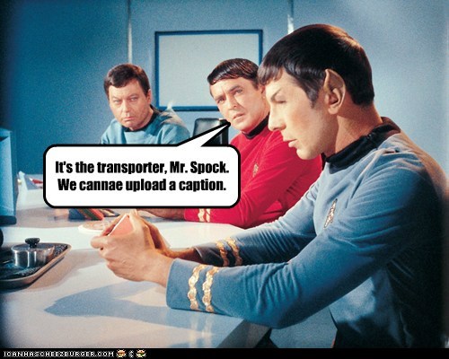 Oh, and the Captain Is Floating in Space