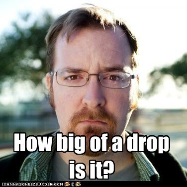 How big of a drop is it?