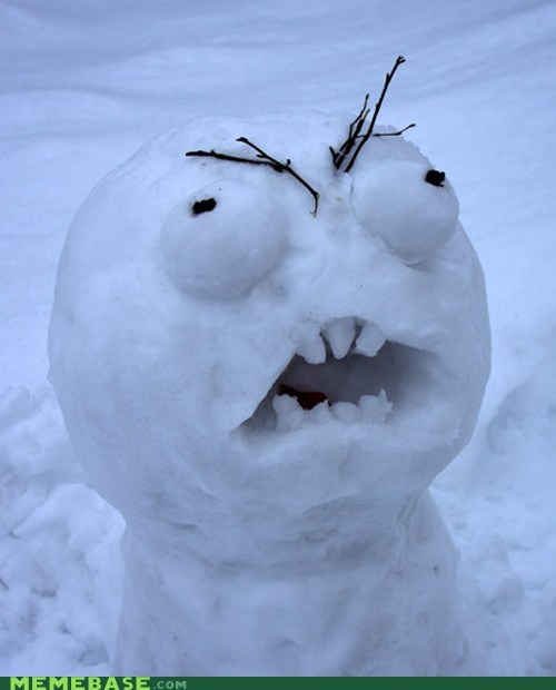 Rage Guy Snowman