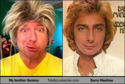 My brother Sammy Totally Looks Like Barry Manilow