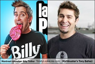 Montreal Comedian Billy Tellier Totally Looks Like Mythbuster's Tory Belleci