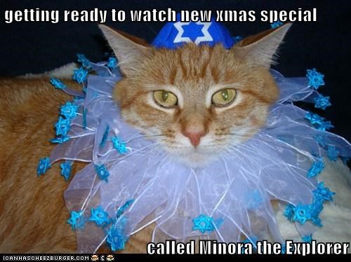 getting ready to watch new xmas special  called Minora the Explorer