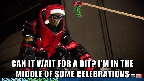 Garrus Wishes You a Merry Christmas