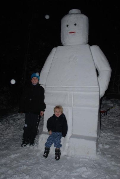 Snow Lego Man!