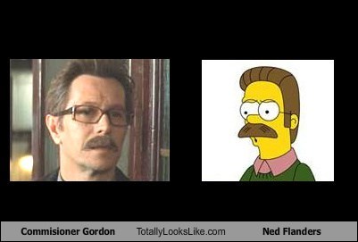 Commisioner Gordon Totally Looks Like Ned Flanders