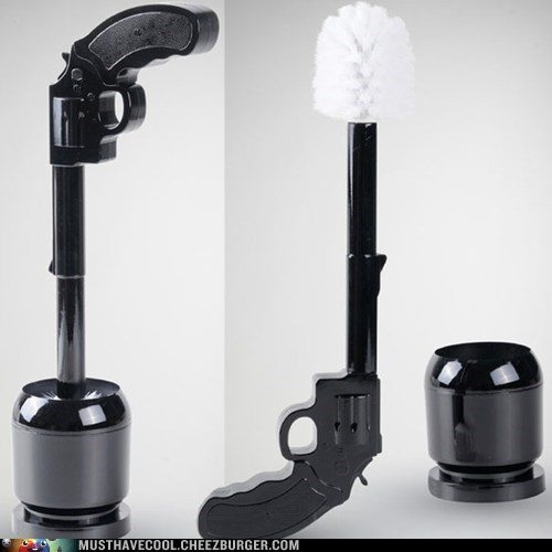 Gun Toilet Brush
