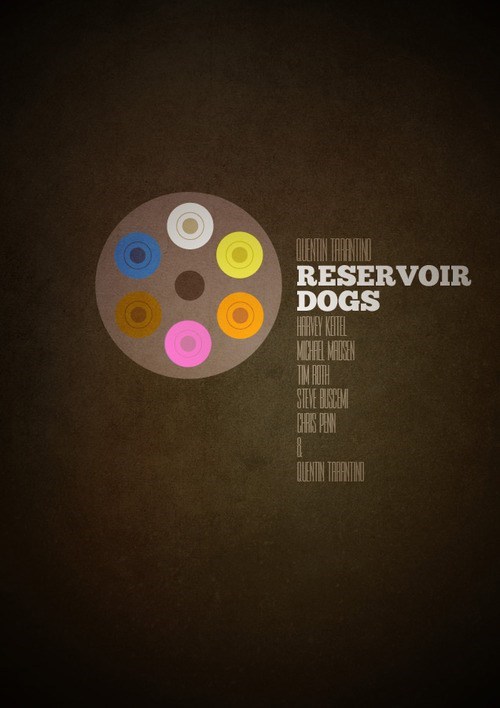 Minimalist Movie Poster: Reservoir Dogs