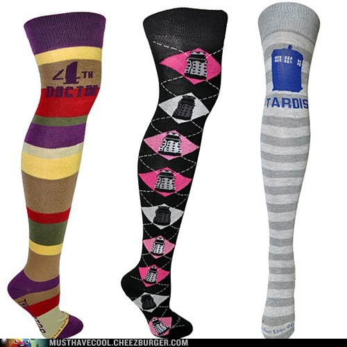 Doctor Who Over The Knee Socks
