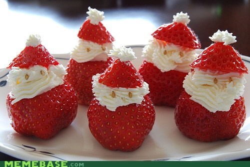 Strawberry Santas