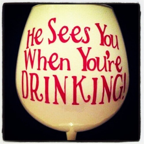 Santa Likes to Drink Too