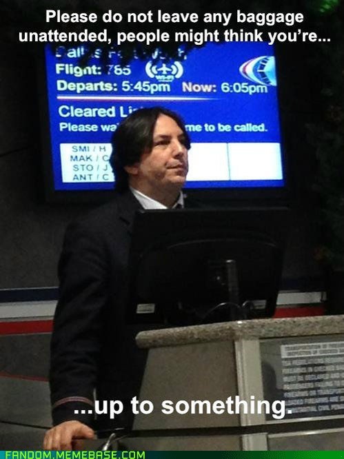 Snape, Snape, TSA Snape