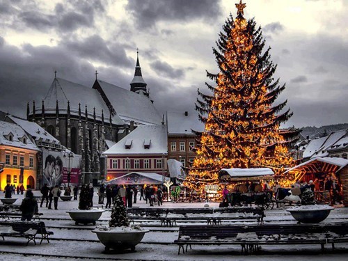 The Holiday Spirit in Brasov, Romania