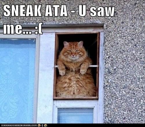 SNEAK ATA - U saw me... :(