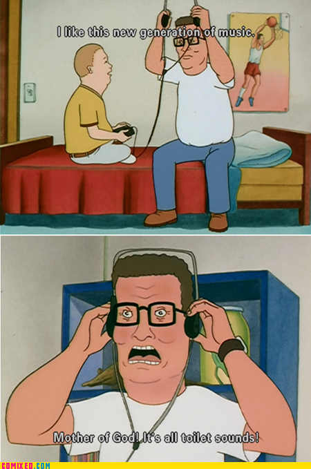 Hank Hill: NOT a Fan of Dubstep