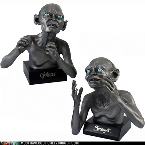 Gollum-Smeagol Bookends