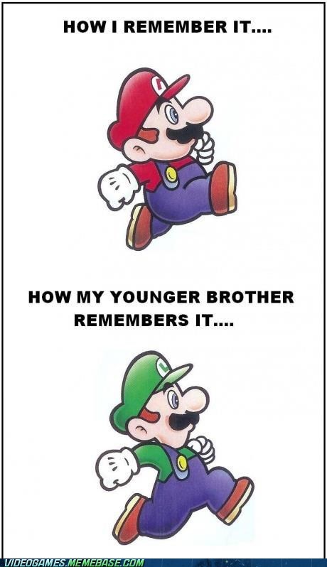 Younger Brother Plays the Taller Brother
