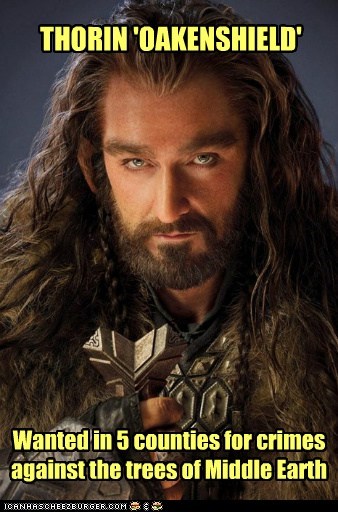 AKA  Thorin Throrson, and 'Dances With Wargs'