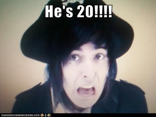 He's 20!!!!