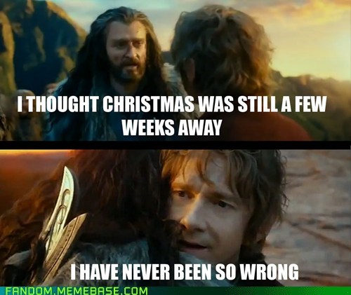 The Holidays Have Been Going Fast for Sudden Change of Heart Thorin