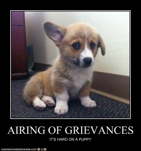 AIRING OF GRIEVANCES