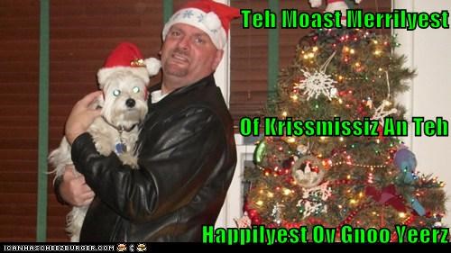 Teh Moast Merrilyest  Of Krissmissiz An Teh Happilyest Ov Gnoo Yeerz