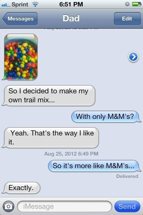Dad Sez: Buy Some M&M's and iPhones!