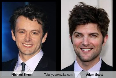 Michael Sheen Totally Looks Like Adam Scott