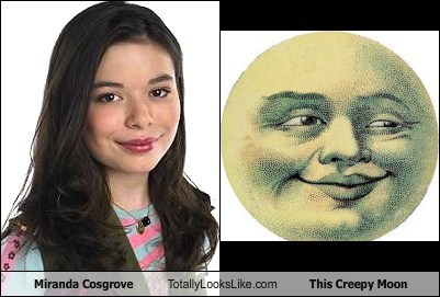Miranda Cosgrove Totally Looks Like This Creepy Moon