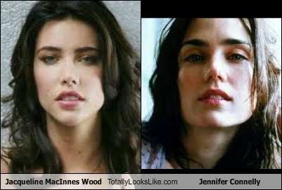 Jacqueline MacInnes Wood Totally Looks Like Jennifer Connelly