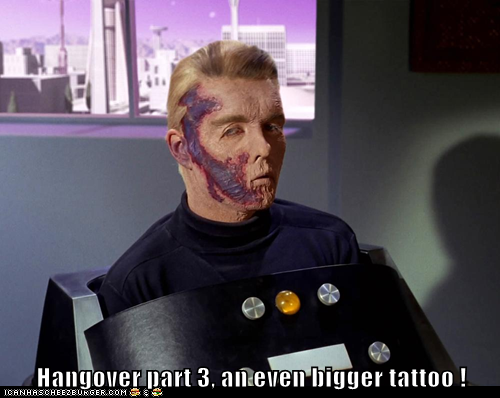 Hangover part 3, an even bigger tattoo !
