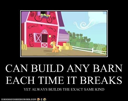 CAN BUILD ANY BARN EACH TIME IT BREAKS