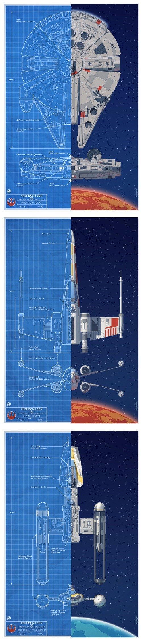 Rebel Ship Blueprints