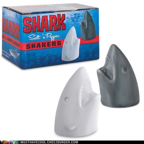Shark Salt and Pepper Shakers