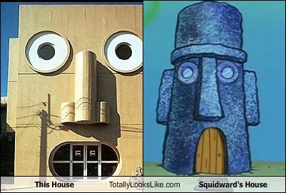 This House Totally Looks Like Squidward's House