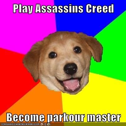 Play Assassins Creed  Become parkour master