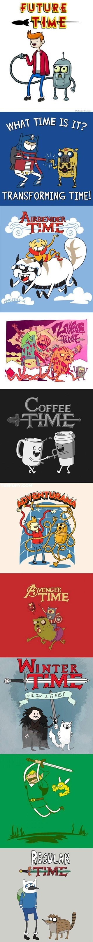 Adventure Time+ Multiple Other Fandoms=