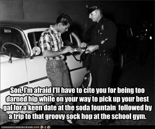 Golly These 50's Traffic Laws are a Real Drag