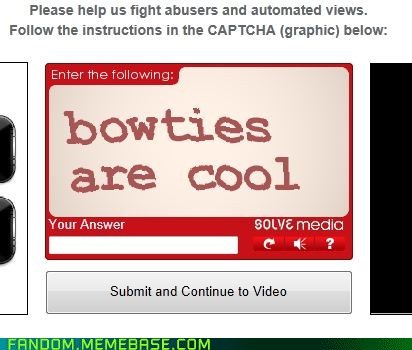Bowties are cool.
