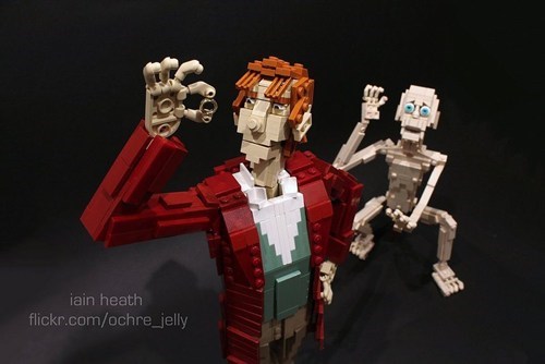 Lego Bilbo and Gollum