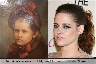 Portrait in a museum Totally Looks Like Kristen Stewart