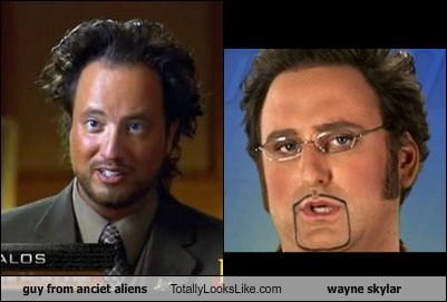 Guy From Ancient Aliens (Giorgio Tsoukalos) Totally Looks Like Wayne Skylar