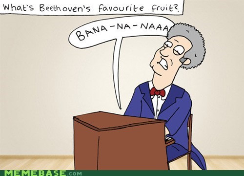 Beethoven LOVED Bananas