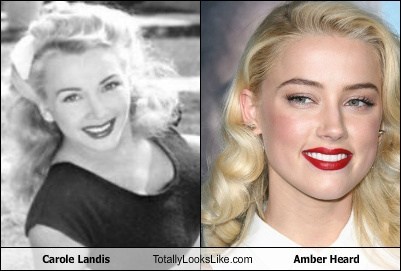 Carole Landis Totally Looks Like Amber Heard
