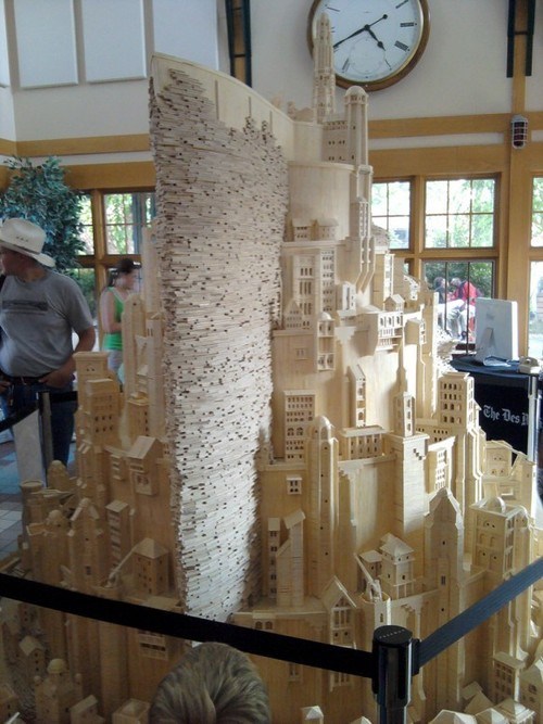 Matchstick Minas Tirith